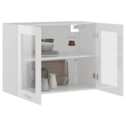 VIDAXL Armoire En Verre Suspendue -Cuisine À La Maison bc7e407ee603451385a98462356f7afe