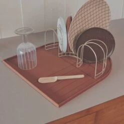 Egouttoir à Vaisselle Marron -Cuisine À La Maison bd2cfba6b6e64496a6a6a3a3de9f878a