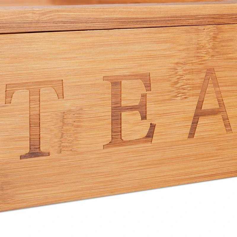 Boîte à Thé En Bambou 9 Compartiments 8 Boîte à Thé En Bambou 9 Compartiments – Image 8