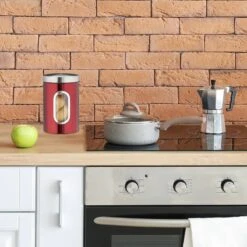 1x Bocal En Métal Avec Fenêtre Blanc -Cuisine À La Maison c17bfbb3b9cc4eedb42b5c2df137a489 3