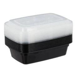 10x Meal Prep Containers 1 Compartiment -Cuisine À La Maison c182b4f9e66c43f694dfaa1cd9cd656c