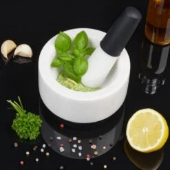 Mortier Et Pilon En Marbre -Cuisine À La Maison c541958bf0c9456dabe4aaf8151ab3a0