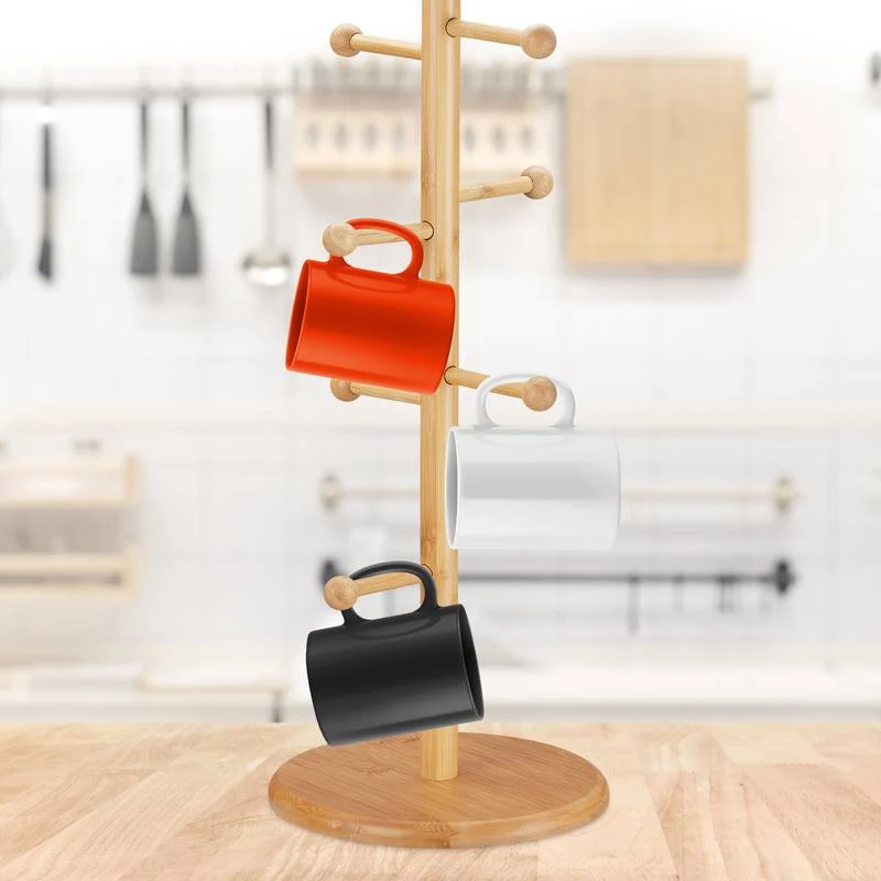 Porte-tasses à Café En Bambou 3 Porte-tasses à Café En Bambou – Image 3