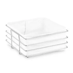 Corbeille à Pain Métal Insert En Tissu -Cuisine À La Maison c974d12ab11b42a0a74da25621c05815