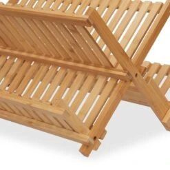 Égouttoir En Bambou Pour La Vaisselle -Cuisine À La Maison c9c3f544efa347808ae95d3a9dc5f89a