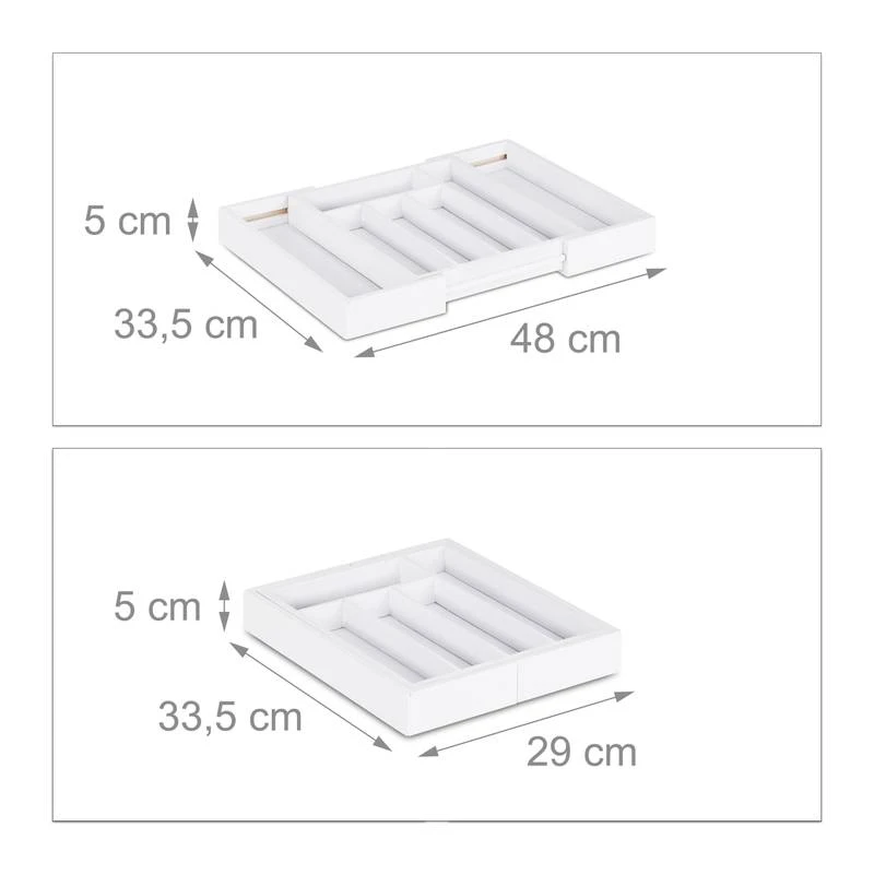 Range-Couverts Bambou Blanc Extensible 7 Range-Couverts Bambou Blanc Extensible – Image 7