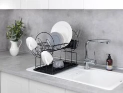 Wenko Séchoir à Vaisselle Premium Duo -Cuisine À La Maison cc2b7493b5ee46ce9aa5ea234f9b3ac8
