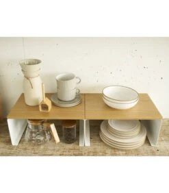 Yamazaki Etagère De Rangement Empilable -Cuisine À La Maison cd6a01d1060d4453bc5bc9bc84863282