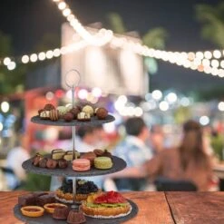 Présentoir Apéritif 3 étages En Lot De 4 12 Présentoir Apéritif 3 étages En Lot De 4 -Cuisine À La Maison cfb83cfd80ee494caadf715b6deb7354