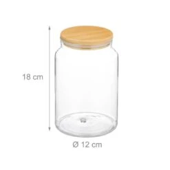 Lot De 3 Bocaux Ronds En Verre -Cuisine À La Maison cff945fbfe444c74b3408c822ac91663