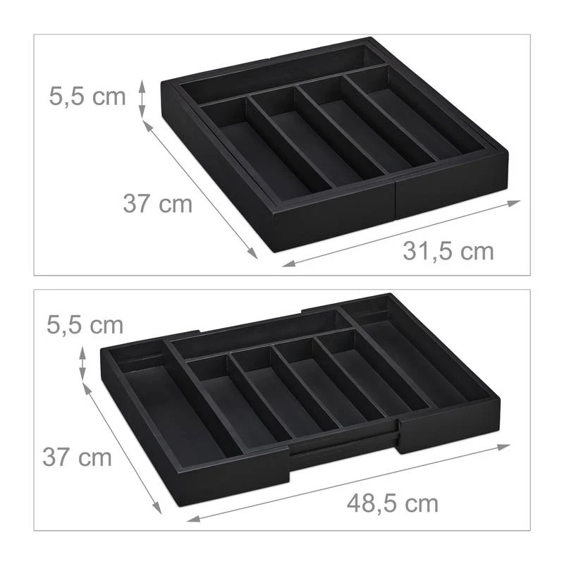 Bac à Couverts Extensible En Bambou 7 Bac à Couverts Extensible En Bambou – Image 7