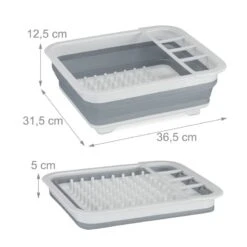 Égouttoir à Vaisselle Pliable 12 Égouttoir à Vaisselle Pliable -Cuisine À La Maison d27c46d8079a40a4bf595045baea5e47