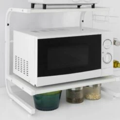 Étagère Micro Ondes FRG092-W -Cuisine À La Maison d2e99d075ac640948067766562e3d7a9