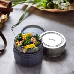 Black+Blum Lunch Bol En Verre Et Silicone -Cuisine À La Maison d43915bf54084f42bd7dc6965f291f49