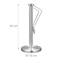 Porte-rouleau Papier Essuie-tout En Inox -Cuisine À La Maison d461796f1dde477bb0f8e50142fcba78