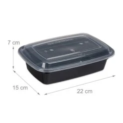 10x Meal Prep Containers 1 Compartiment -Cuisine À La Maison d764ec879e794adaabf9a1f1fcabaf94