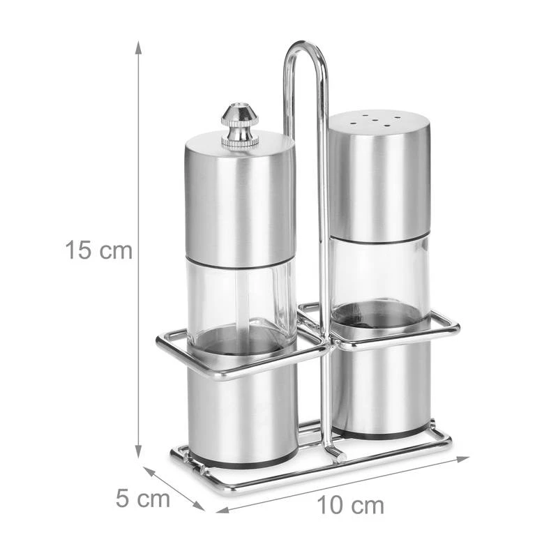 Salière Et Moulin à Poivre Lot De 2 10 Salière Et Moulin à Poivre Lot De 2 – Image 10
