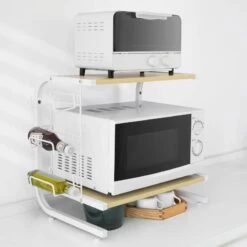Étagère Micro Ondes FRG092-W -Cuisine À La Maison dd50163083d5493b9762874efbb39ad2
