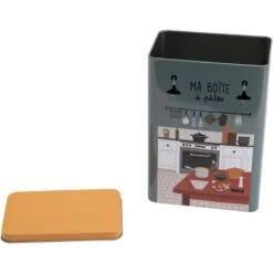 Boîte à Pâtes En Métal Avec Imprimés