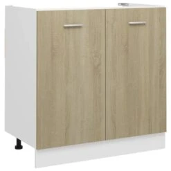 VIDAXL Armoire De Plancher D'évier -Cuisine À La Maison e0e0ecd5d9854708951de4a55c837257