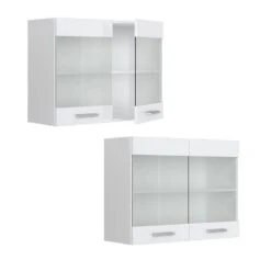 Meuble Haut Vitré R-Line 80cm -Cuisine À La Maison e179136cb5ef4dd498943545213e35fe