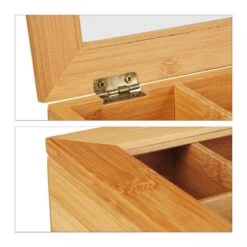 Boîte à Thé Bambou Fenêtre -Cuisine À La Maison e39459966d614660b2bd1ea7caf61ca1