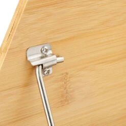 Étagère à épices Bambou 6 Pots Inox -Cuisine À La Maison e89f8e236209454d99b8dc10ec93ecf6