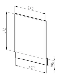 Façade Lave-vaisselle R-Line 45cm Sonoma -Cuisine À La Maison e9c2279ead8b4c8e91039ec3a2a9590c.cropped 192 72 668 853.processed 1