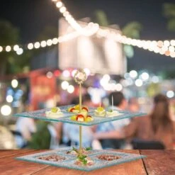 Serviteur Gâteau Carré En Verre 12 Serviteur Gâteau Carré En Verre -Cuisine À La Maison eacac9f2c67a42ce80922da8729634cd