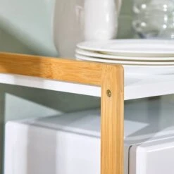 Étagère Micro Ondes KCR07-WN -Cuisine À La Maison eaf34fd198d14b388208833c6b64a8c8