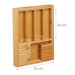Rangement à Couverts En Bambou Flexible -Cuisine À La Maison eb7aa687027d45998a0d775144a17a1d