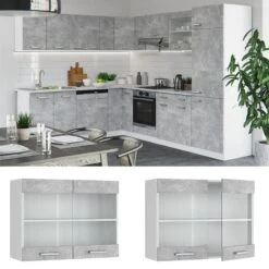 Meuble Haut Vitré R-Line 80cm -Cuisine À La Maison eb7c4c290b224d438f32a654abf8c9ba