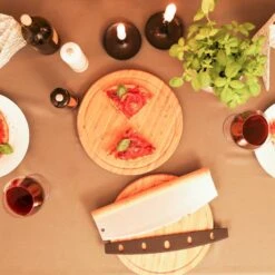 Hachoir Berceuse Pizza Inox Bois Etui -Cuisine À La Maison f2412be8c6b94697a130f3efbc9cb6e0