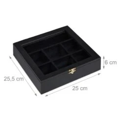 Boîte à Thé Design Effet Bois 7 Casiers -Cuisine À La Maison f87da48fdbd04ed78af2a5af2fabc4a8