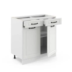 Meuble Bas R-Line 80cm Style Rustique -Cuisine À La Maison f9356d761d6241908f483baf9aad39b2
