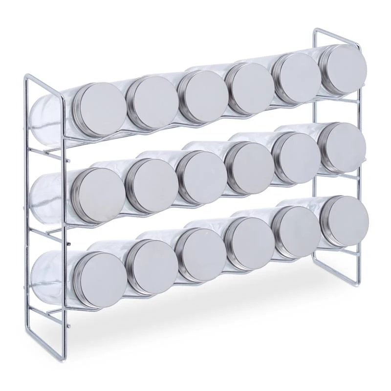 Étagère Avec 18 Pots à épices 5 Étagère Avec 18 Pots à épices – Image 5