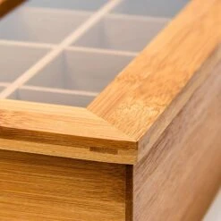 Boîte à Thé En Bambou 6 8 Compartiments -Cuisine À La Maison ff1d0074047c4265834d2ea18d2bba6a